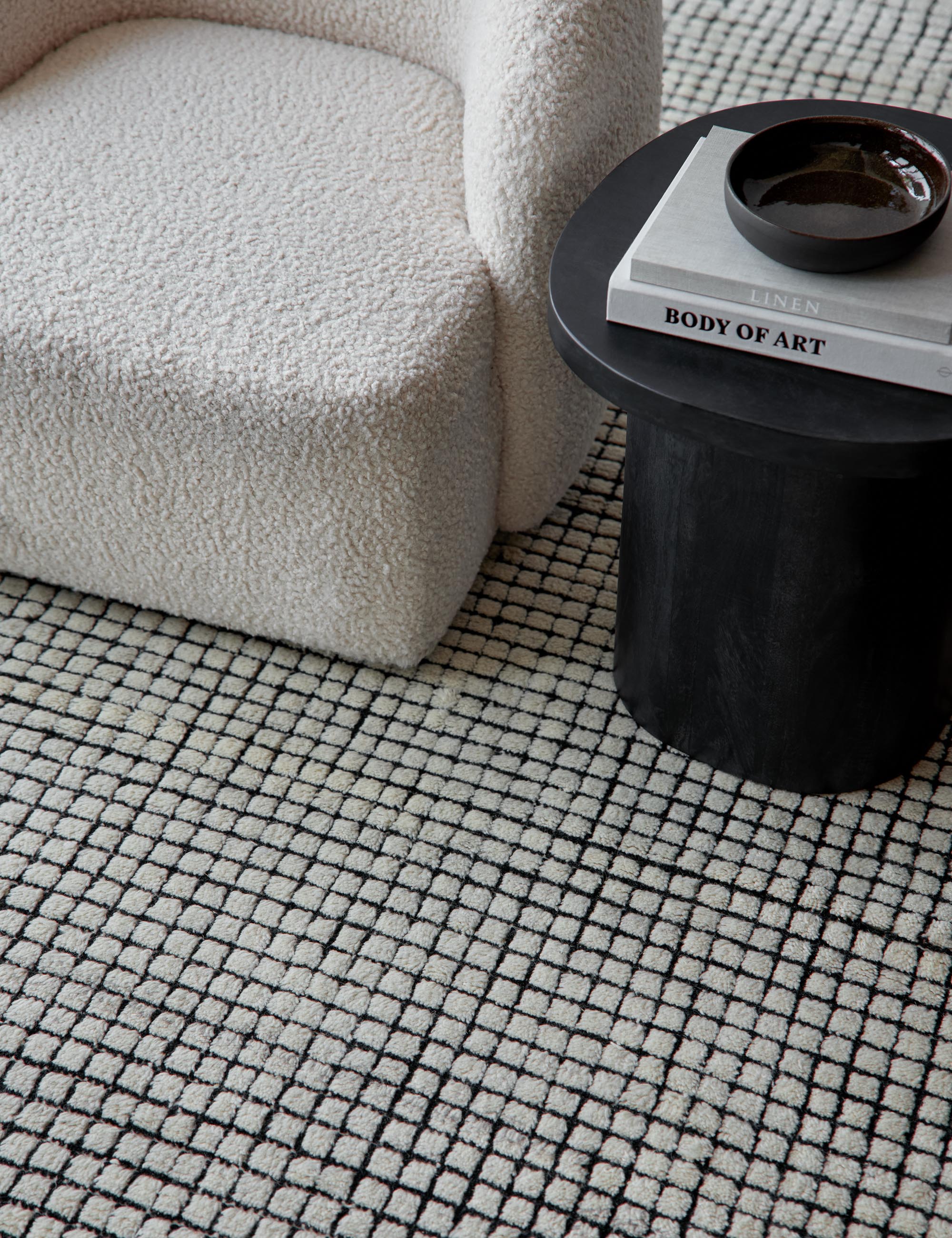 Tapis en laine noué à la main