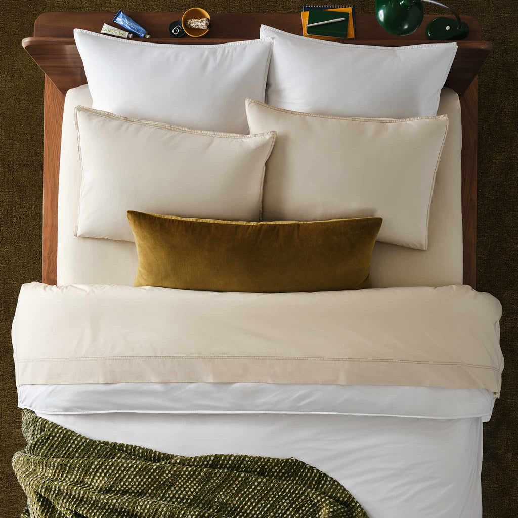 Washed Classic Percale Duvet Set