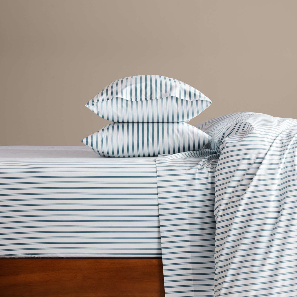 Classic Percale No Flat Sheet Set Bundle