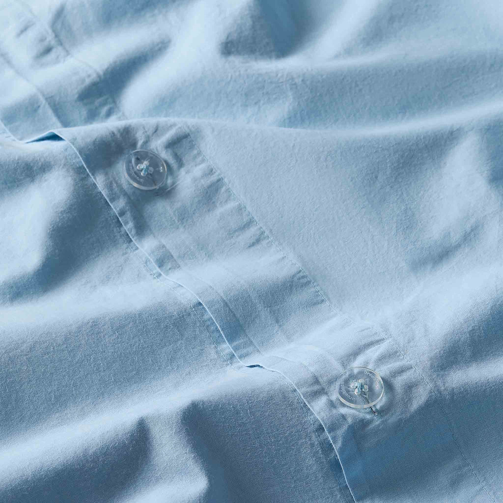 Washed Classic Percale Duvet Set