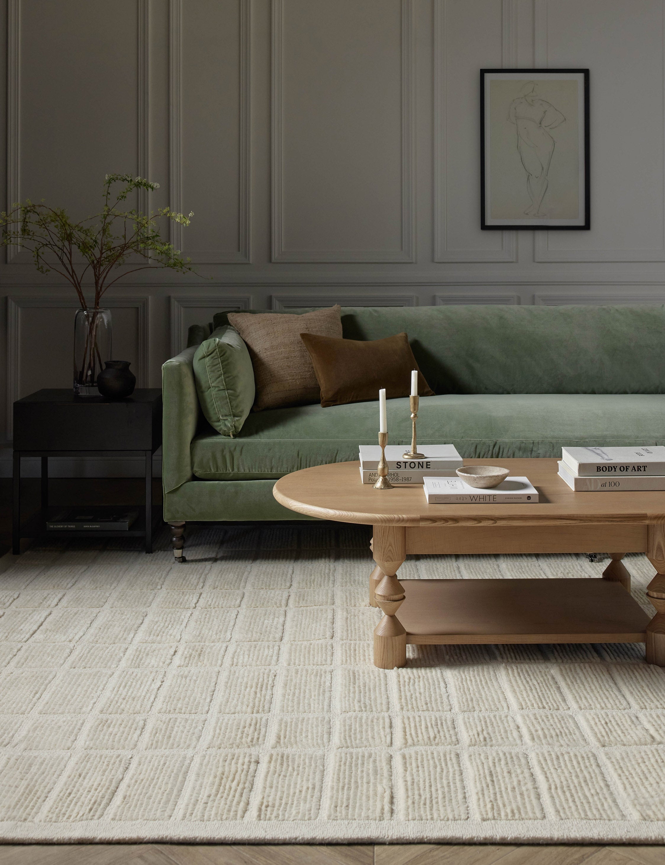 Tapis Geller en laine tuftée main