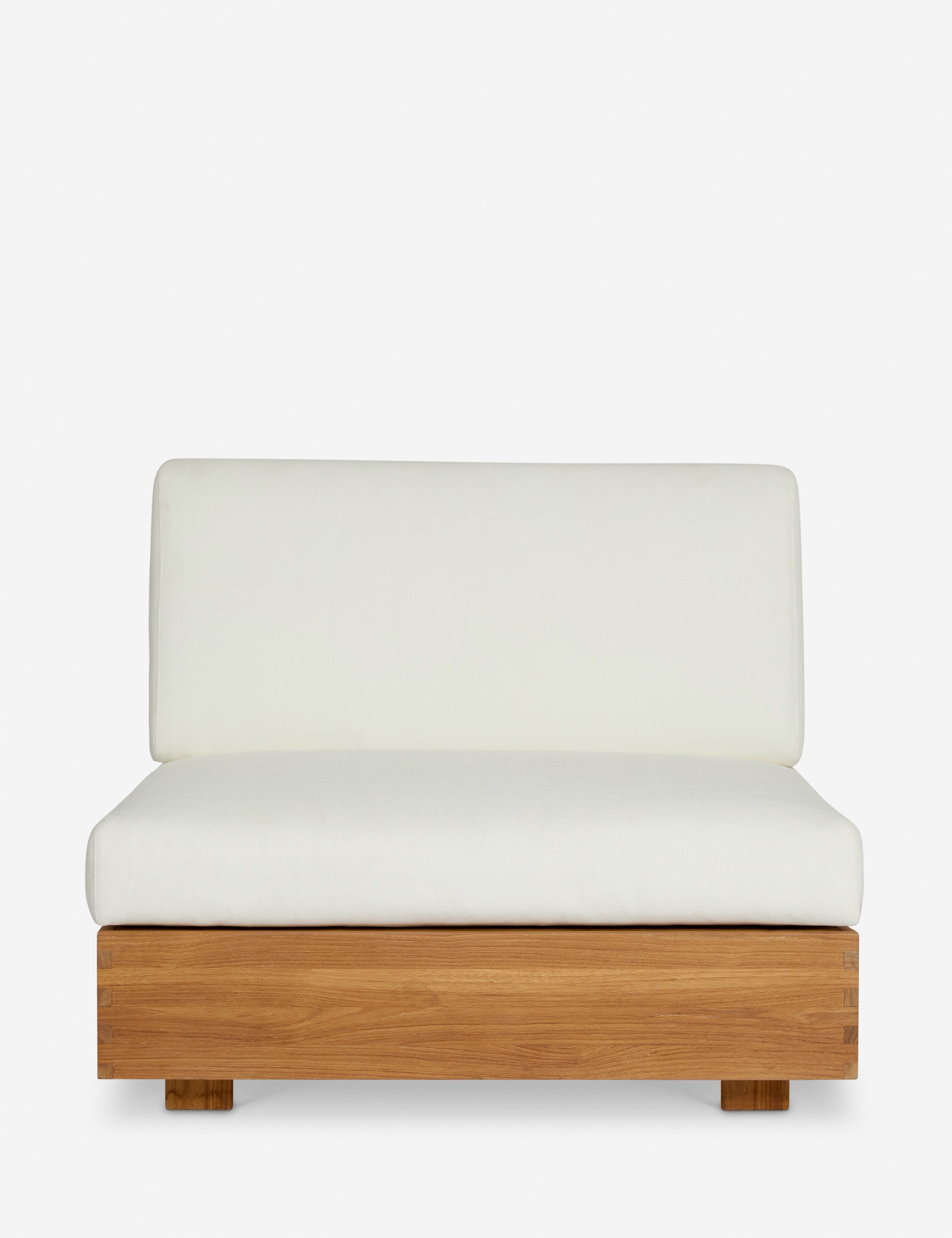 Abbot Outdoor Armless Accent Chair by Sarah Sherman Samuel