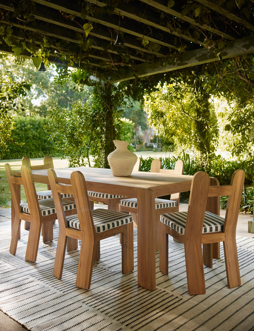 Abbot Outdoor Dining Table by Sarah Sherman Samuel