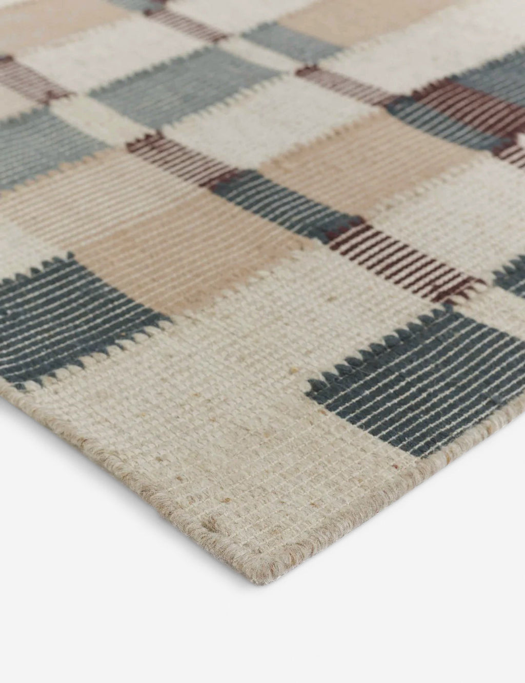 Tapis en laine tissée à plat Marli par Nina Freudenberger