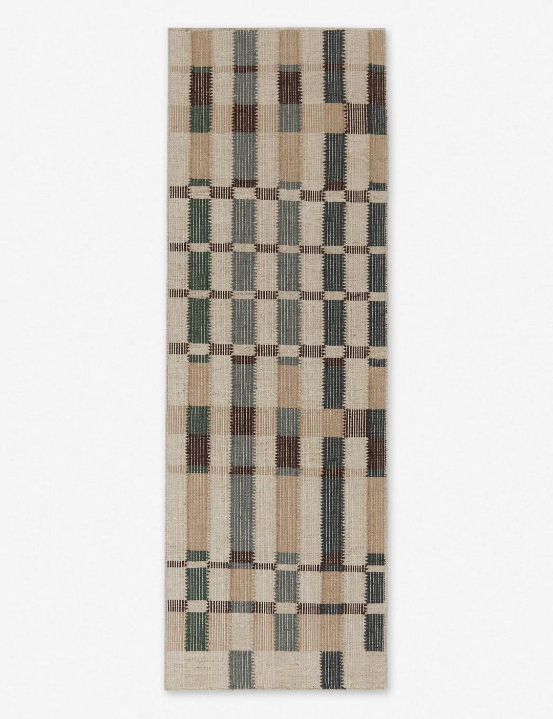 Tapis en laine tissée à plat Marli par Nina Freudenberger