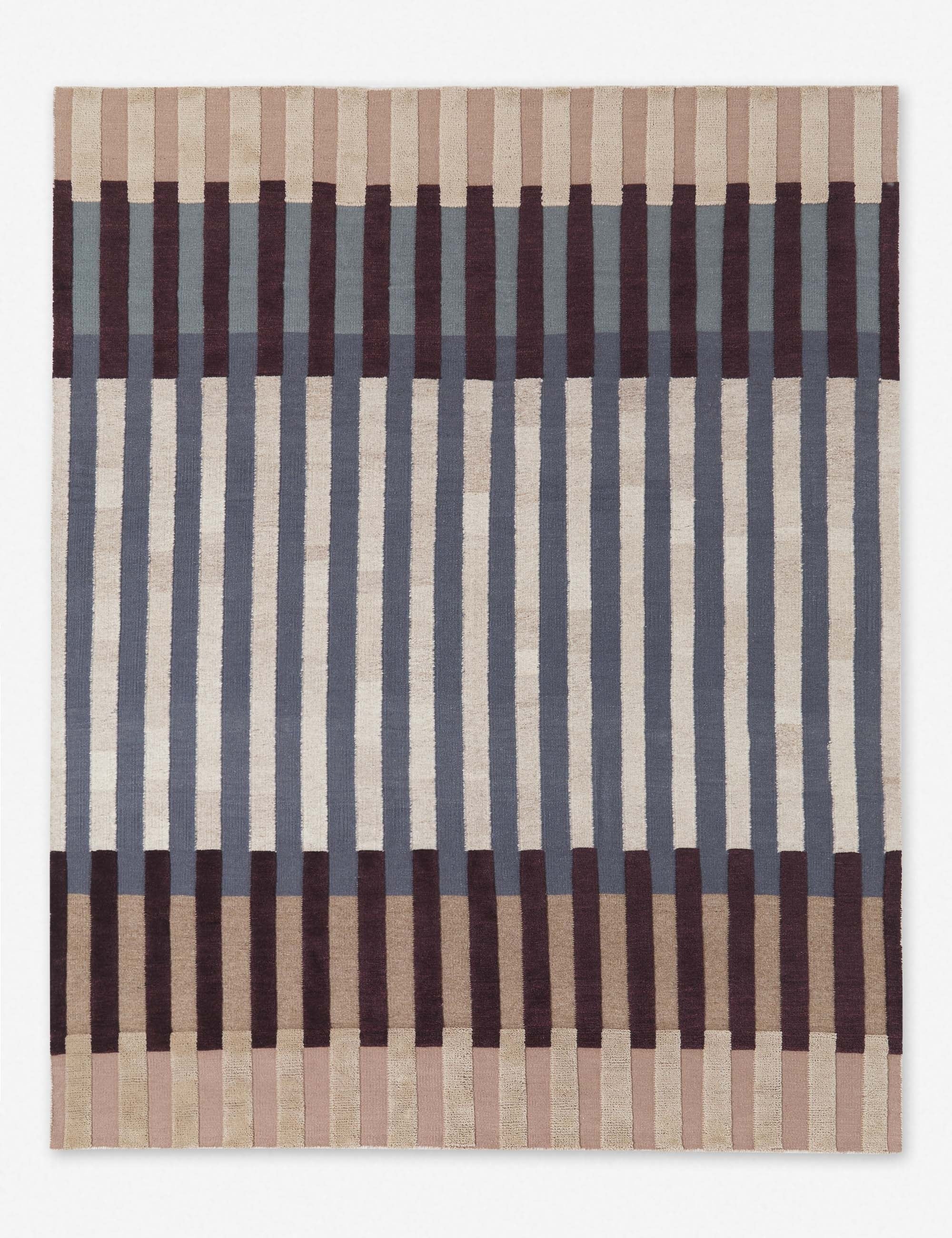 Tapis Otti en laine noué main par Nina Freudenberger