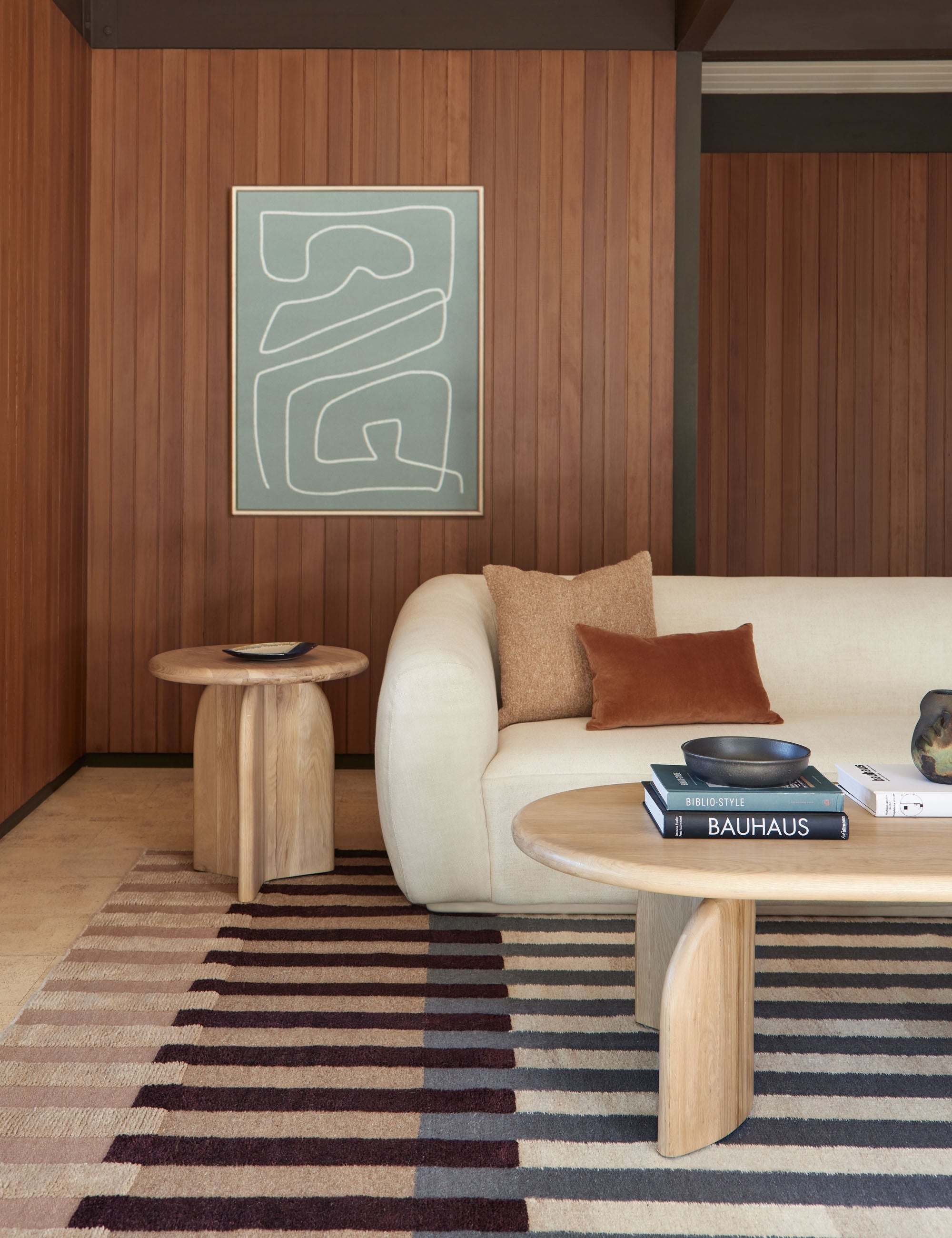 Tapis Otti en laine noué main par Nina Freudenberger